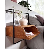 thumbnail of Nachttisch FineBuy Nachtkonsole Massivholz 44x45x35 cm Hängend Boxspringbett