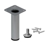 thumbnail of Möbelfüße Sofafuß Möbelfuß Sockelfüße Bettfüß Höhenverstellbar Stellfuß Stützfuß 250 mm SILBER