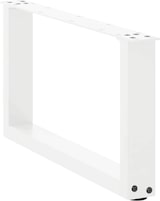 thumbnail of vidaXL Couchtischbeine U-Form 2 Stk. Weiß 70x(30-31) cm Stahl