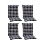 thumbnail of beo Niederlehner 4er Set Belgrad M650 grau/anthrazit Karo