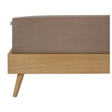 thumbnail of Schiesser Spannbettlaken Jessi - Edeljersey - 150 x 200 cm - Braun