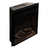 thumbnail of Camino elettrico caminetto da terra CAMBRIDGE in legno Bianco 110x25x95h