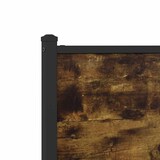 thumbnail of vidaXL Metallbett ohne Matratze Räuchereiche 120x200 cm