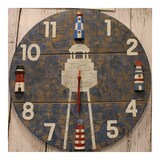 thumbnail of Horloge en bois Phare 50 cm Batela