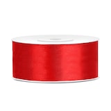 thumbnail of Satin Geschenkband 25mm 5 Farben je 25m lang orange rot weinrot Lavendel lila Schleifenband Geschenkverpackung Geburtstag Hochzeit Weihnachten