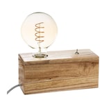 thumbnail of ATMOSPHERA - Lâmpada Com Base De Madeira 20X20X8,8Cm