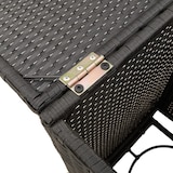thumbnail of vidaXL Afdekkast voor propaangasfles 40x40x60 cm Poly Rattan zwart
