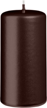 Stumpenkerzen Metallic Glanz Brandy 100 x Ø 50 mm, 12 Stück