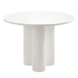 thumbnail of Runder Esstisch Kleiner gemütlicher Tisch Weiß 130cm