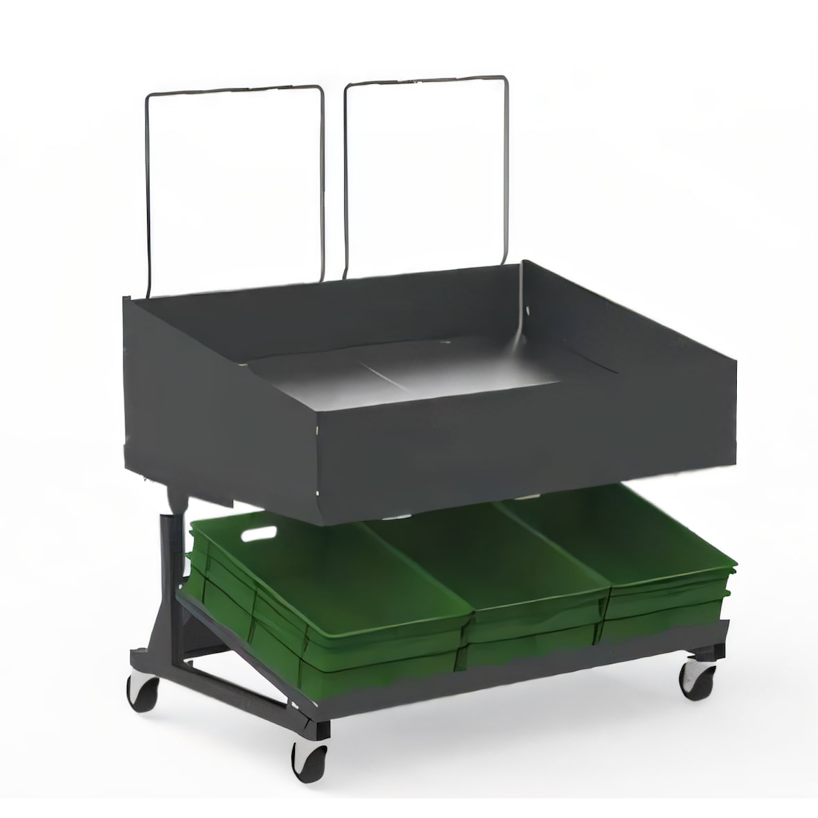 Espositore per frutta e verdura 1200x820x660 o 7 casse 600x400