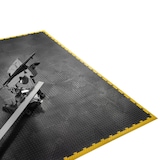 thumbnail of Pack 5 Calçadas Femininas para Laje de PVC Preto Clip-On Anti-Slip Floor Square Garage Workshop PS50CRN/F INTEC