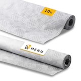 thumbnail of HEKU 10 Stück Papier-Tischdecke Rolle weiß, praktische Festzeltdeko für jede Veranstaltung - Flexibel zuschnittbar, stilvoll & abwischbar