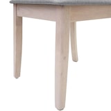 thumbnail of Set di 2 sedie per sala da pranzo HWC-G46, sedia da cucina Sedia, tessuto/tessuto legno massiccio ~ struttura leggera, grigio