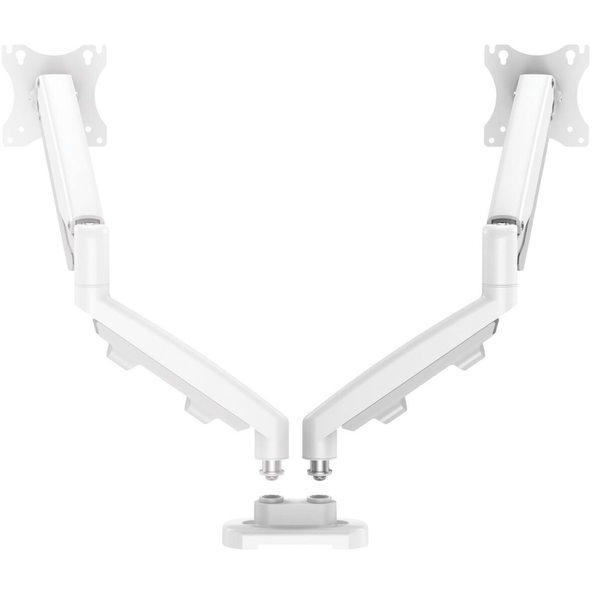 Monitorarm-Set Eppa 2 Monitore Tischklemme weiß