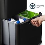 thumbnail of Les Collectors N°1015 - Poubelle de tri à capteur 69L, black edition