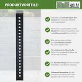 thumbnail of TRUTZHOLM 1 x Auffahrschiene 194 cm Traglast 200 kg Alu Auffahrrampe Verladerampe Rampe schwarz