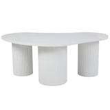 thumbnail of Witte melamine salontafel