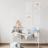 thumbnail of Securit® "Woody“ Wandtafel – Weiß lackiertes Holz – 2 Kreidemarker und Befestigung inklusive – 30x40cm