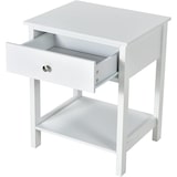 thumbnail of COSTWAY Comodino con Cassetto, Tavolino 2 Livelli, Legno, Comodino da Letto, Tavolo Ingresso