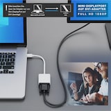thumbnail of CSL Full HD MiniDP zu DVI Adapter Kabel - Mini DisplayPort zu DVI Buchse