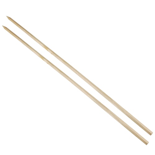 PAPSTAR 20 Grill-Spieße "pure" 80 cm x 8 mm x 8 mm "Steckerlfisch"