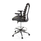 thumbnail of Bürostuhl / Drehstuhl ERGO LINE II WORK Leder schwarz hjh OFFICE