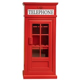 thumbnail of Cantinetta Portabottiglie in stile cabina telefonica inglese in legno
