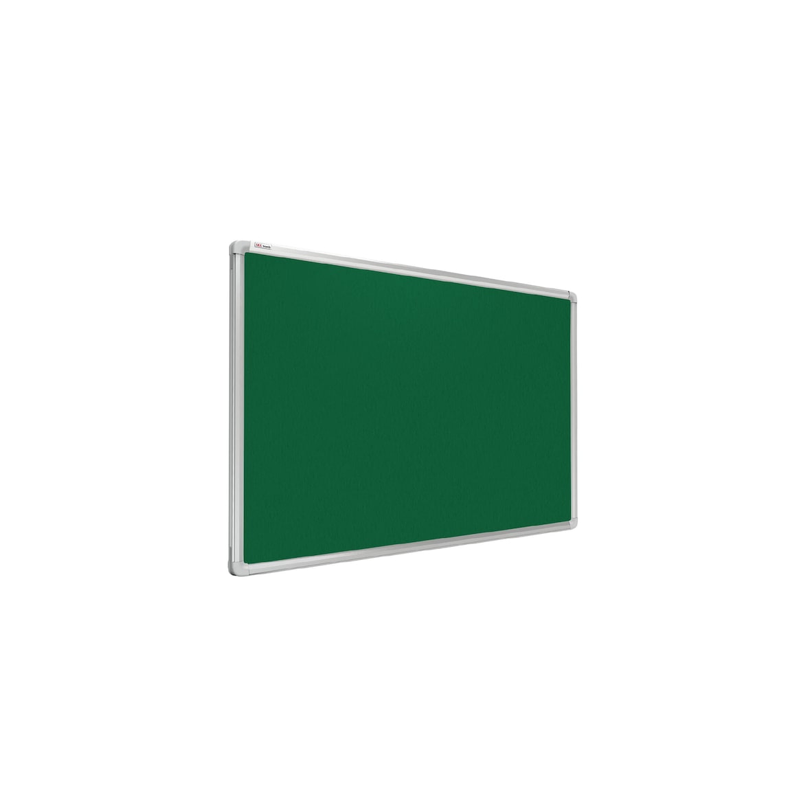 ALLboards Lavagna in feltro verde 120x90cm con cornice in alluminio