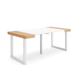 thumbnail of Consolle allungabile, Tavolo consolle allungabile, 180, Per 8 persone, Gambe in legno, Stile moderno, Rovere e bianco _ 253_7