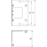 thumbnail of OBO Bettermann Gegenplatte Inneneck BSKM-GI 1025RW 7216641