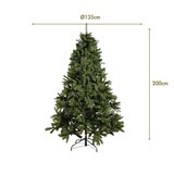 thumbnail of Arbol de Navidad Artificial NATURING MONDE PRIME 200 cm. Mixto PE/PVC. 1233 ramas con soporte.