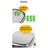 thumbnail of Digitale Digitalwaage Küchenwaage Haushaltswaage 10kg