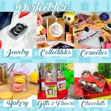 thumbnail of 40 Cajas de Acetato Transparente 50x50x160 mm | Bombonera de Plástico: Almendras Confitadas, Macarons, Pasteles | Recuerdos y Regalos