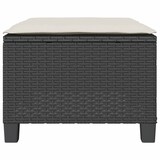 thumbnail of vidaXL 3-delige Bistroset met kussens poly rattan zwart