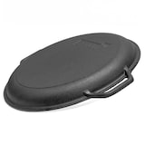 thumbnail of Ø28cm Gusseisenpfanne mit Deckel-Bratpfanne aus Gusseisen Bräter Schmortopf aus Gusseisen zwei Griffe Servierpfanne