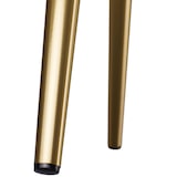 thumbnail of tectake Eetkamerstoel Marilyn, fluweellook, gecapitonneerd - creme/goud, per stuk - 405725