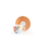 thumbnail of Excelsa set de 6 tasses à café avec soucoupes Kimono porcelaine 7 cl multicolore