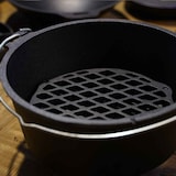 thumbnail of SANTOS BBQ Stapelrost aus Gusseisen Ø 30 cm