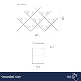 thumbnail of Danieli - Portabottiglie Vino Design in Acrilico Trasparente - (8 posti)