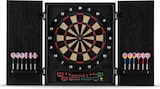 thumbnail of Dartmaster 180 Dartscheibe Dartautomat Softtip Türen schwarz Schwarz