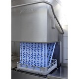 thumbnail of AluTournus-aanbouwlegbord met geperforeerde kunststof panelen:649mm lang, 400mm diep, 1750mm hoog, 4 niveaus. Basislegbord Draagvermogen:200kg/niveau