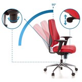 thumbnail of Bureaustoel PRO-TEC 200 stof, rood hjh OFFICE