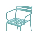 thumbnail of METRO PROFESSIONAL Gastro Armlehnstuhl stapelbar, Stahl, baby blau