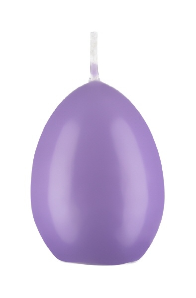 Kopschitz Kerzen Maxi Eikerzen, Straußenei Lavendel, 14 x 10 cm, 6 Stück, Ostereikerzen