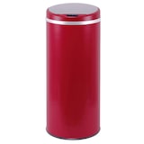 thumbnail of Poubelle de cuisine automatique 42L SOHO Rouge mat en acier INOX avec cerclage
