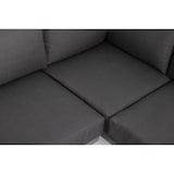 thumbnail of METRO PROFESSIONAL Outdoor Ecklounge 3-tlg., Stahl, 1 Ecksofa, 1 3-Sitzer Sofa, 1 Couchtisch, holzoptik, anthrazit