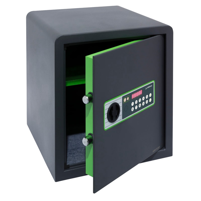 ARREGUI Supra 240160 Caja fuerte con codigo | Caja de seguridad movil, apertura con teclado | Caja fuerte electronica para casa | 38 x 35 x 36 cm |41L