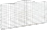 thumbnail of vidaXL Gabionen mit Hochbogen 10Stk. 400x30x180/200cm Verzinktes Eisen