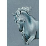thumbnail of Clairefontaine PaintON Denim, 5 Bogen 50x65 cm, 250g, denimblau, Mixed Media - Denim 975414C