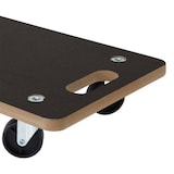 thumbnail of WellHome - Carrello da trasporto rettangolare con piano in MDF antiscivolo 58x29x9,5cm